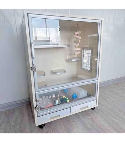 Amazon | 「組立完成品発送」チンチラゲージセット 小動物飼育ケージ